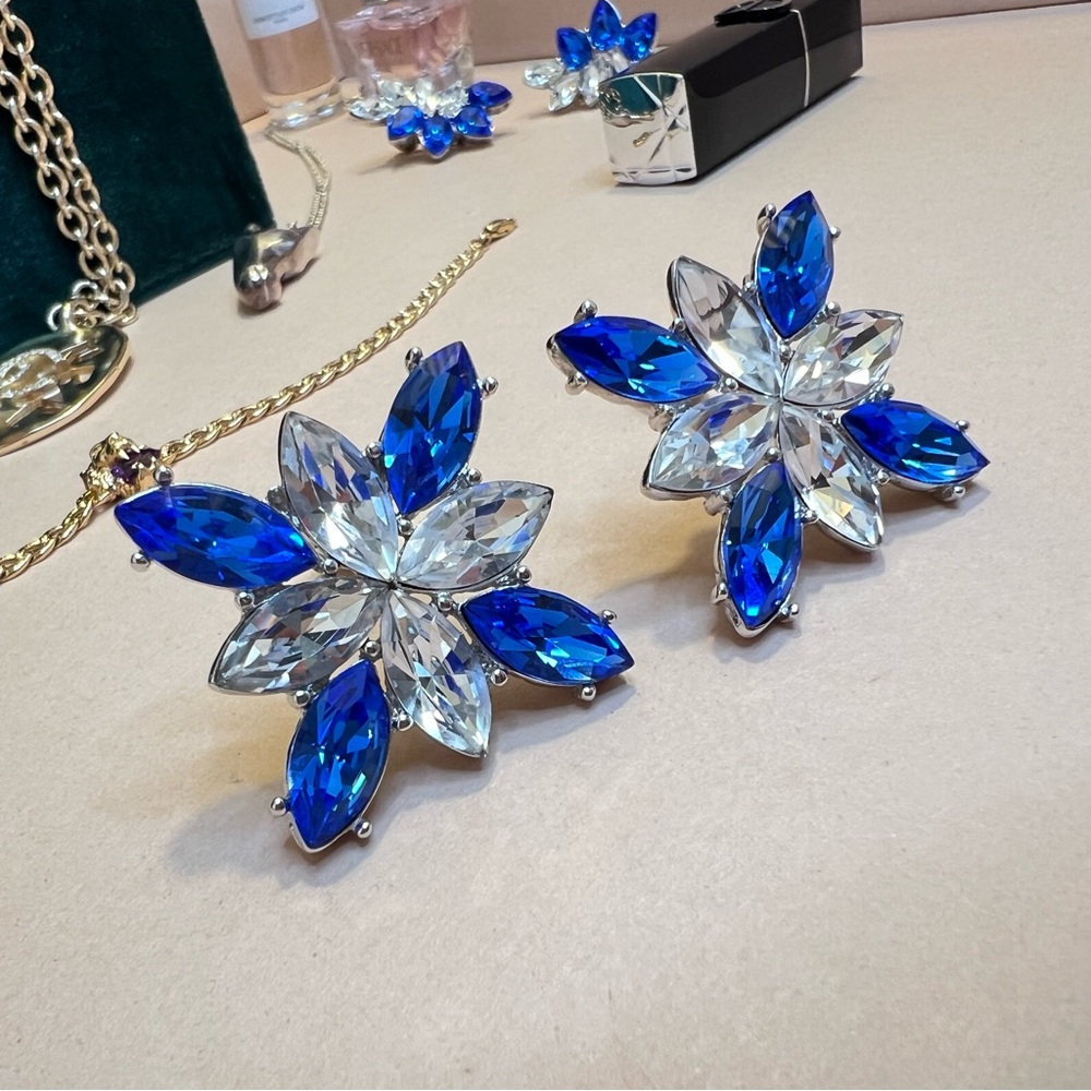 Auth YSL Earrings • Crucifixus Divinus Yves Saint Laurent Clip Ons Authentic